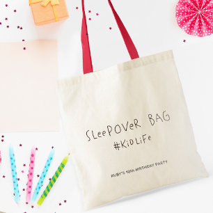 Bolso De Tela Moderna fiesta de cumpleaños con un fin de semana.
