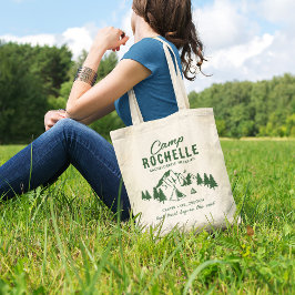 Bolso De Tela Moderna fiesta de soltero de camping