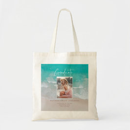 Bolso De Tela Moderna graduación de fotos de la playa oceánica