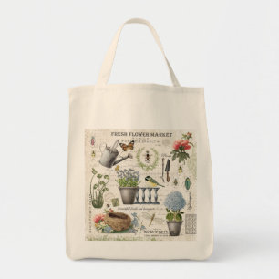 Bolso De Tela Moderna granja de estilo vintage