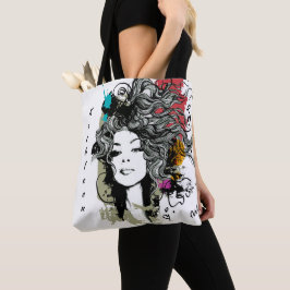 Bolso De Tela Moderna mujer fuerte con estilo Personalización Em