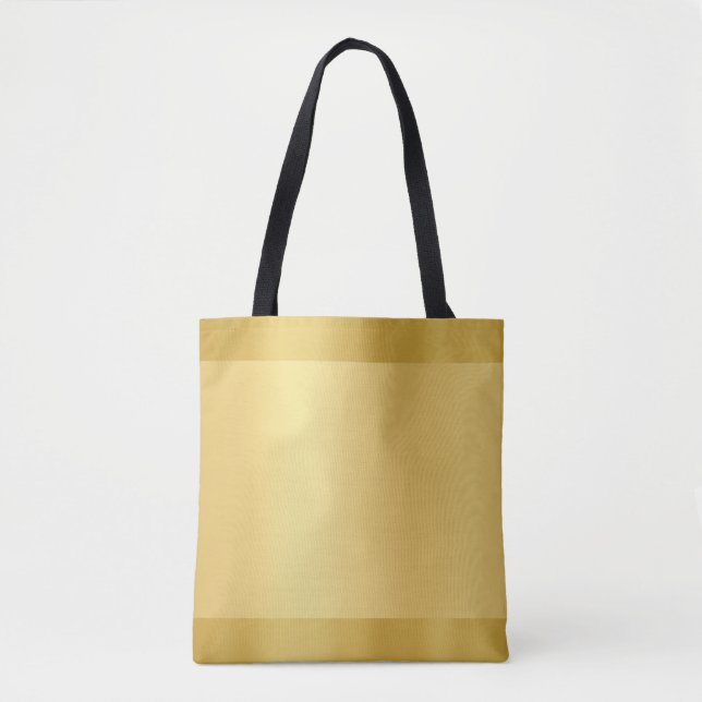 Bolso De Tela Moderna plantilla moderna de oro brillante elegant (Anverso)