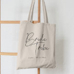 Bolso De Tela Moderna tribu minimalista de novias<br><div class="desc">Obtén algunos geniales regalos personalizados de soltera mientras esperas el gran día.</div>