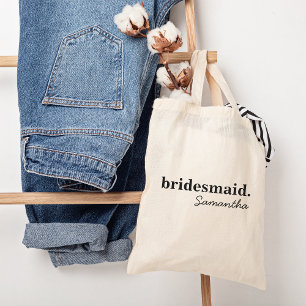 Bolso De Tela Moderna y personalizada Boho Bridal Shower Bridal