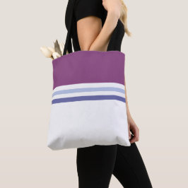 Bolso De Tela Modernas rayas minimalistas de diseño