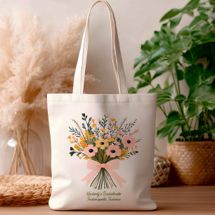 Bolso De Tela Moderno Boda de moda Bouquet