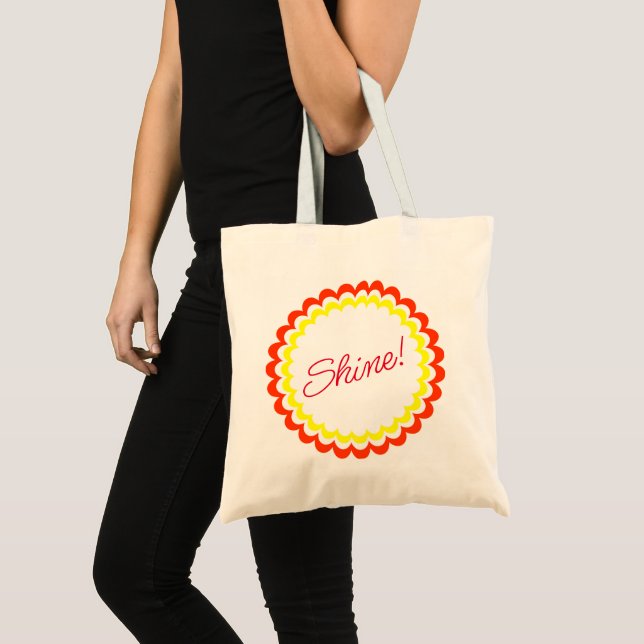 Bolso De Tela Moderno color rojo (Anverso (producto))