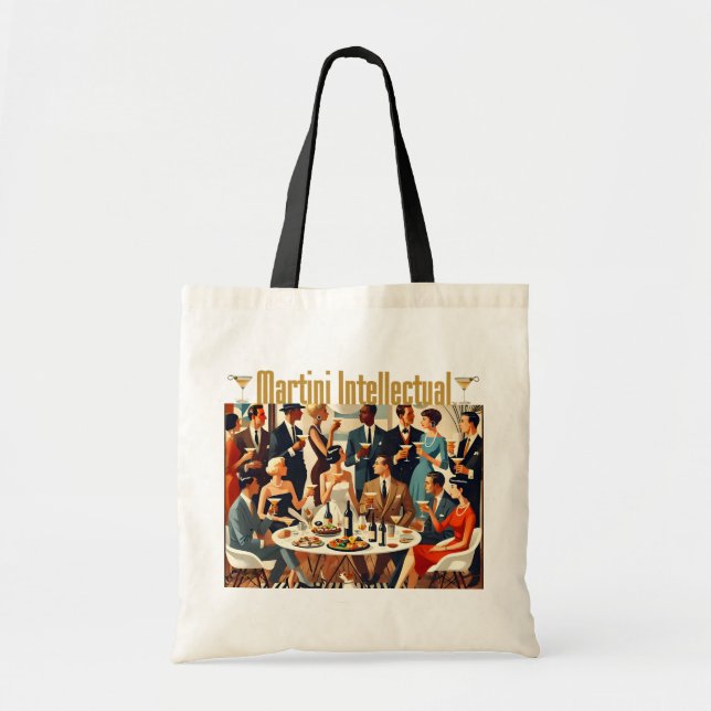 Bolso De Tela Moderno de mediados de siglo Los intelectuales del (Frente)