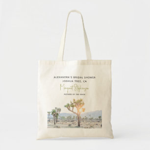 Bolso De Tela Moderno Desierto de Boho Joshua Tree Bridal Shower