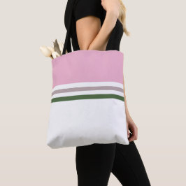 Bolso De Tela Moderno elegante simple rayas retro a rayas