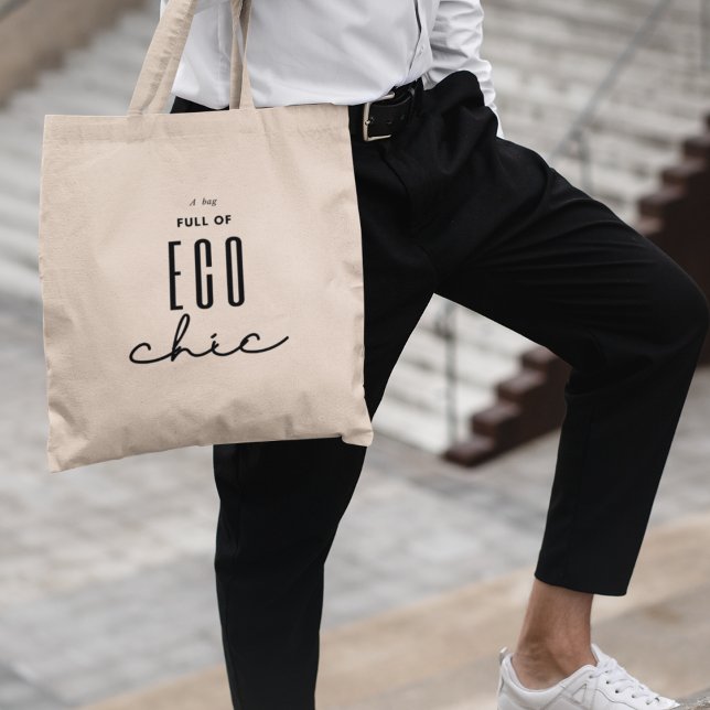 Bolso De Tela Moderno Estilo Eco Chic  (Embrace eco-consciousness without compromising your style.)