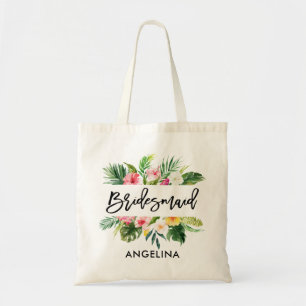 Bolso De Tela Moderno Guión de Pincel Cristina de Brisas Tropica