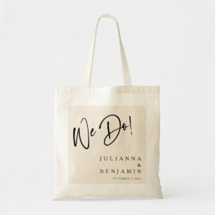 Bolso De Tela Moderno hacemos elegante personalizado boda marfil