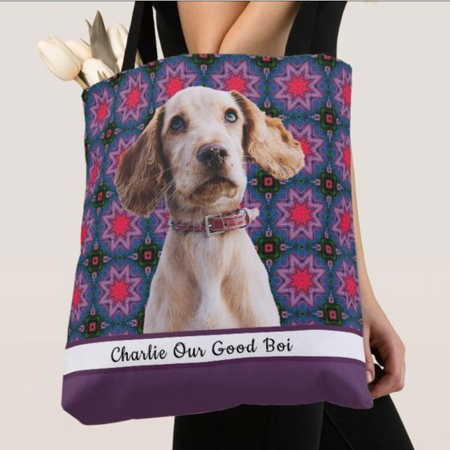 Bolso De Tela Moderno regalo fotográfico lindo cachorro Perro am (Subido por el creador)