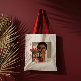 Bolso De Tela Moderno salón de uñas Foto de negocios Código soci