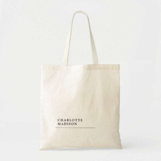Bolso De Tela Moderno, sencillo y moderno nombre de adición Mini (Frente)