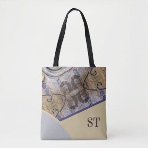Bolso De Tela Moderno simple con acentos abstractos Iniciales