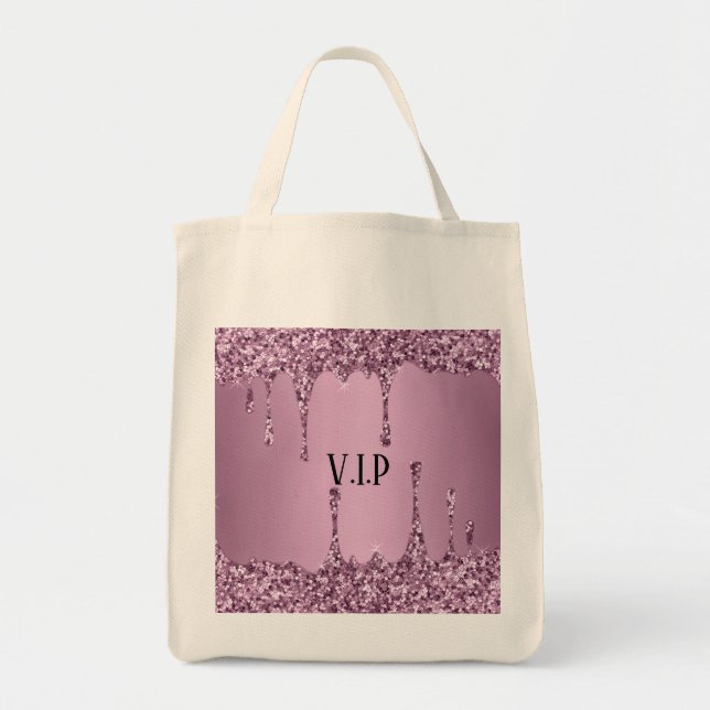 Bolso De Tela Moderno Tote Fiesta de regalo de cumpleaños Quince (Frente)