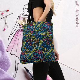 Bolso De Tela Moderno y bello instrumento musical elegante