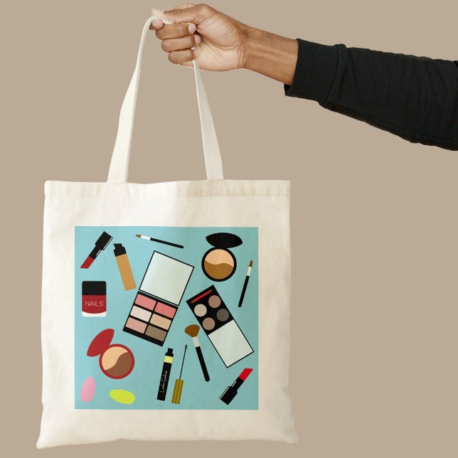 Bolso De Tela Moderno y de moda Artista de maquillaje Tote Bag (Make Up tote bag)