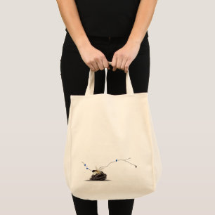 Bolso De Tela Moderno y elegante poema de conchas costeras minim