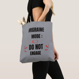 Bolso De Tela Modo Migraña – No Interactuar