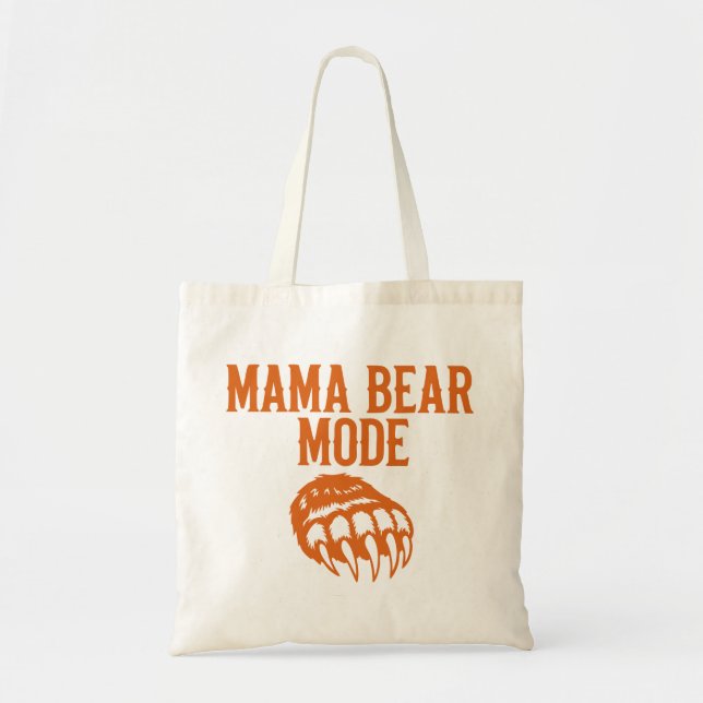 BOLSO DE TELA MODO OSO MADRE (Frente)