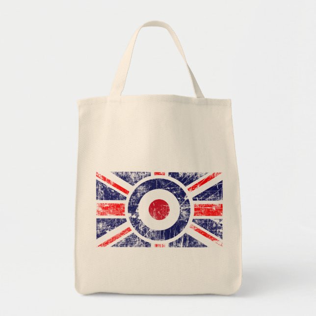 Bolso De Tela Modos de destino de Roundel Reino Unido destino Un (Frente)
