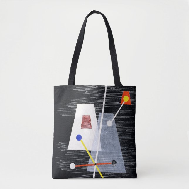Bolso De Tela MoHoly-Nagy - Pirámides Truncadas (Anverso)