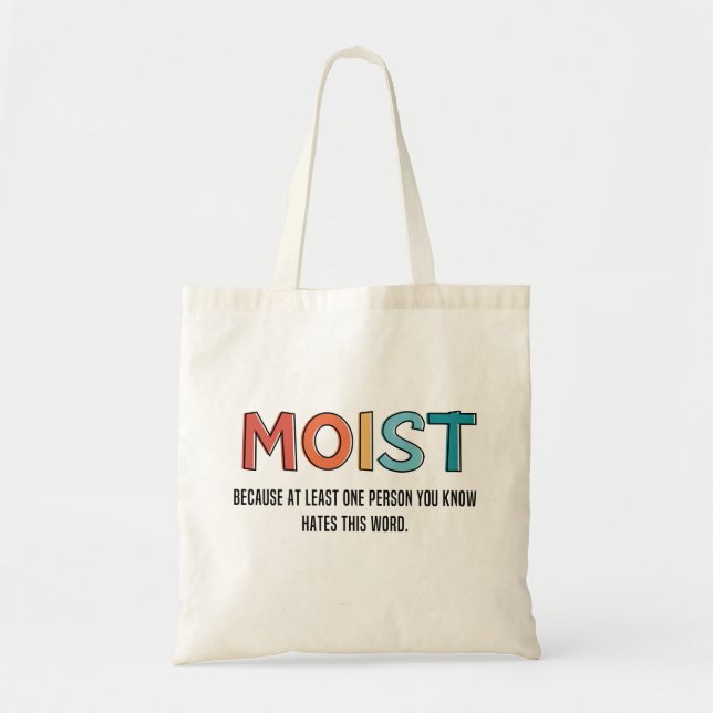 Bolso De Tela Moist Gracioso Diciendo Humor Moist Regalos Gracio (Frente)