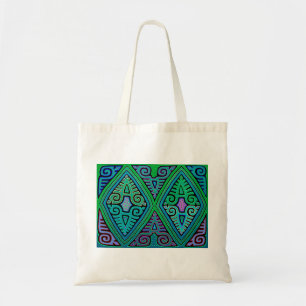 Bolso De Tela Mola de diamante indio Kuna