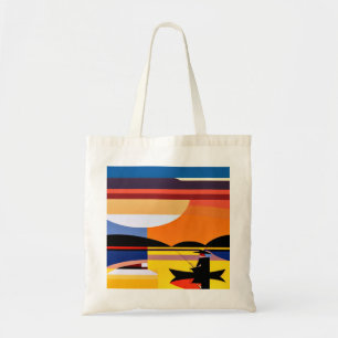 Bolso De Tela Moldeando al atardecer