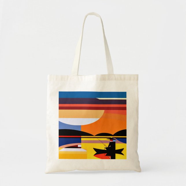 Bolso De Tela Moldeando al atardecer (Frente)