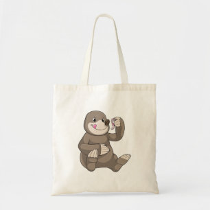 Bolso De Tela Mole con gusano de tierra
