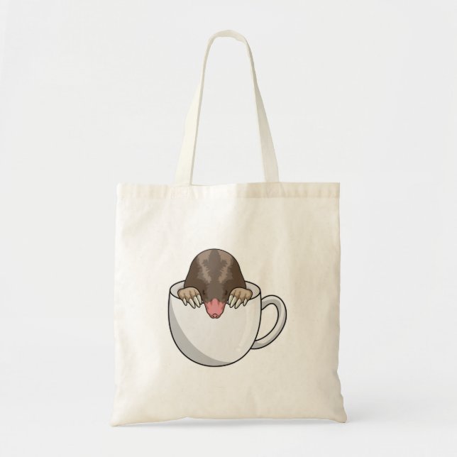 Bolso De Tela Mole con la copa de café (Frente)