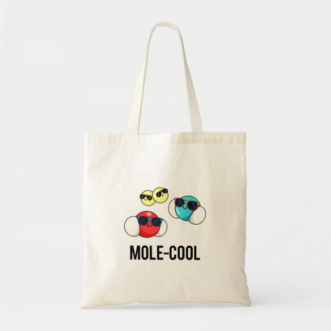 Bolso De Tela Mole-Guay Funny Molécula Pun (Frente)