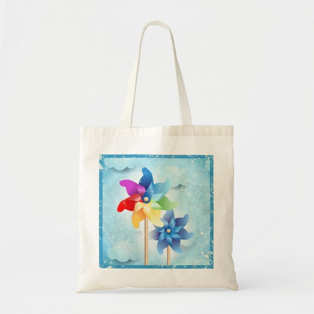 Bolso De Tela Molinillo de viento (Frente)