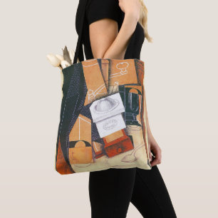 Bolso De Tela Molino de Café de Juan Gris, Arte Cubista Vintage