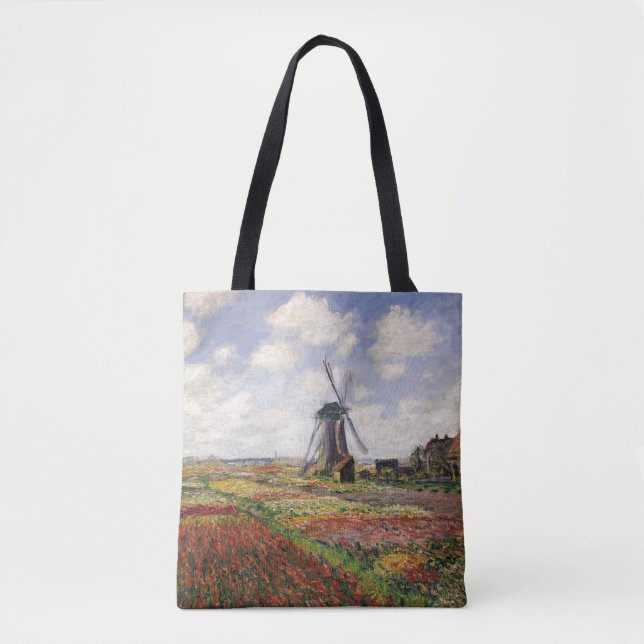 Bolso De Tela Molino de viento de Rijnsburg de los campos del (Anverso)