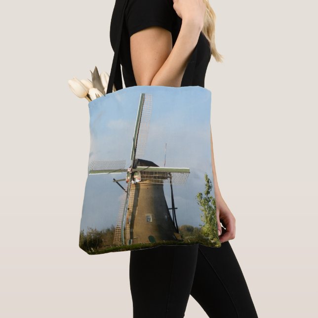 Bolso De Tela Molino de viento Kinderdijk (Detalle)