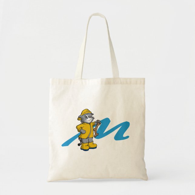 Bolso De Tela Molly el tote del gato de Catboat (Frente)