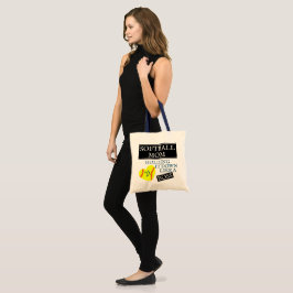 BOLSO DE TELA MOM DE SOFTBALL: COMO UN JEFE