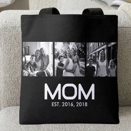 Bolso De Tela Mom Established Bold Black 3 Photo 