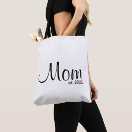 Bolso De Tela Mom Established New Mom Gift