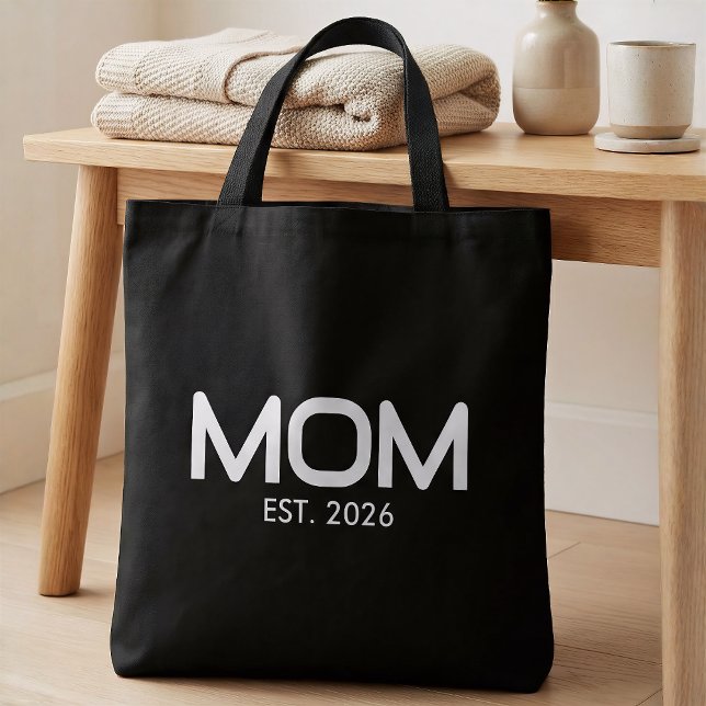 Bolso De Tela Mom Established New Mom Gift  (Subido por el creador)
