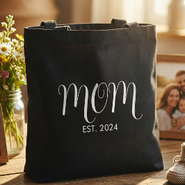 Bolso De Tela Mom Established New Mom Gift 