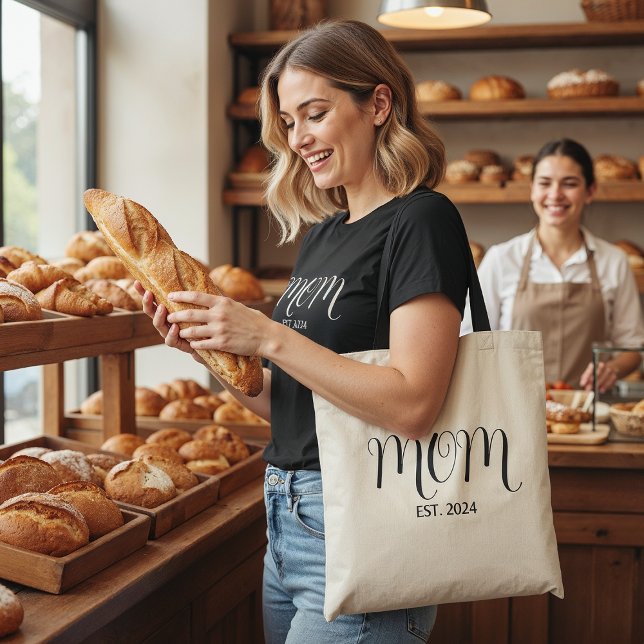 Bolso De Tela Mom Established New Mom Gift  (Subido por el creador)