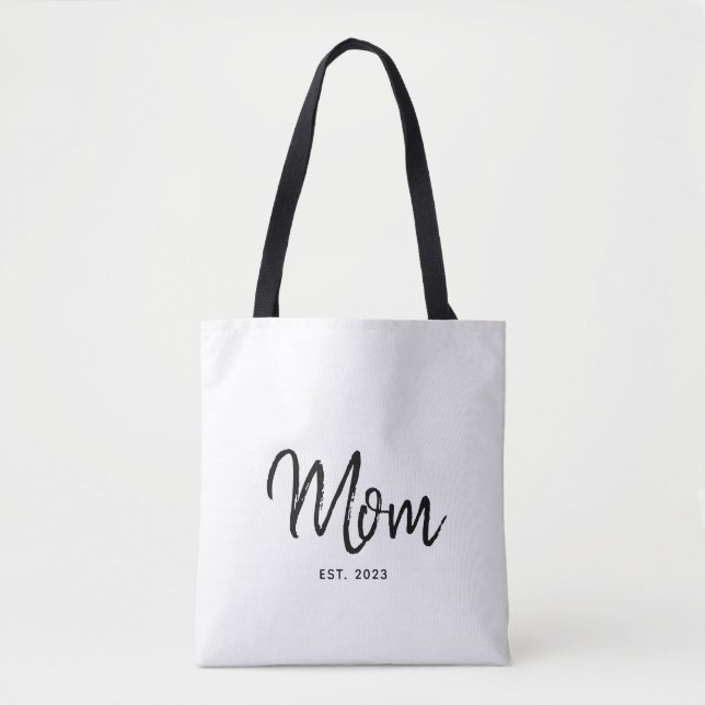 Bolso De Tela Mom Established New Mom Gift Tote Bag (Anverso)