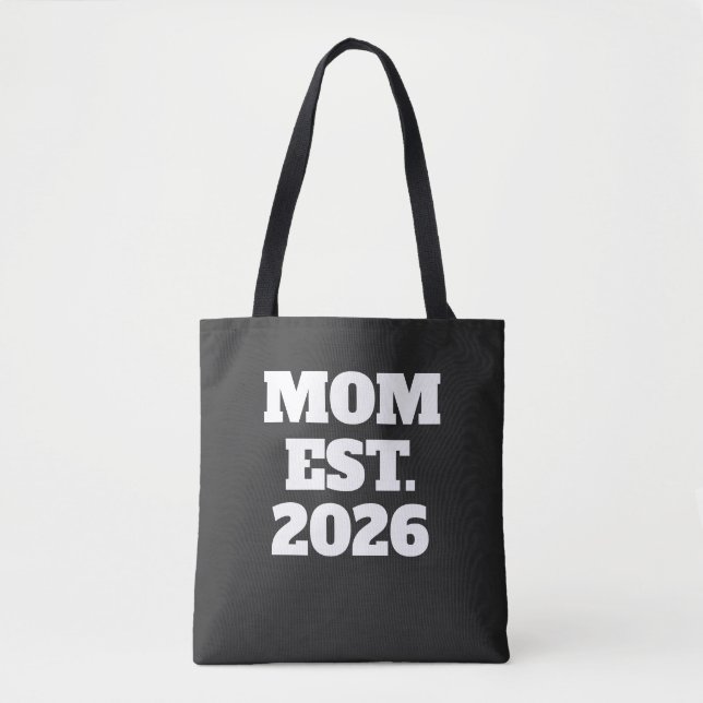Bolso De Tela Mom Established New Mom Gift Tote Bag (Anverso)