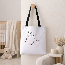 Bolso De Tela Mom Established New Mom Gift Tote Bag